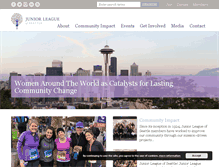 Tablet Screenshot of jrleagueseattle.org